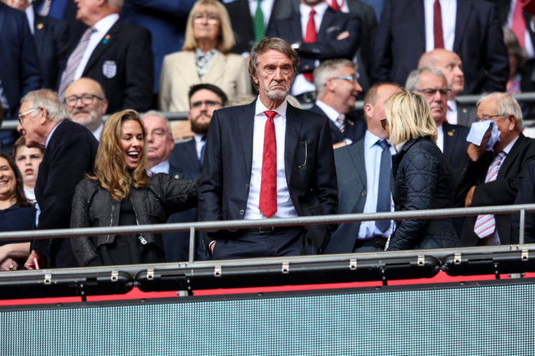 Sir Jim Ratcliffe of Manchester United before during the Emirates FA Cup Final match between Manchester City and Manchester United at Wembley Stadi...