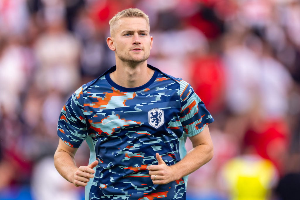 Matthijs de Ligt of the Netherlands during the Quarter-Final - UEFA EURO 2024 match between Netherlands and Turkiye at Olympiastadion on July 6, 20...