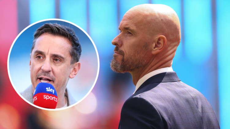 LONDON, ENGLAND - MAY 25: Erik ten Hag Manager/Head Coach of Manchester United during the Emirates FA Cup Final match between Manchester City and M...