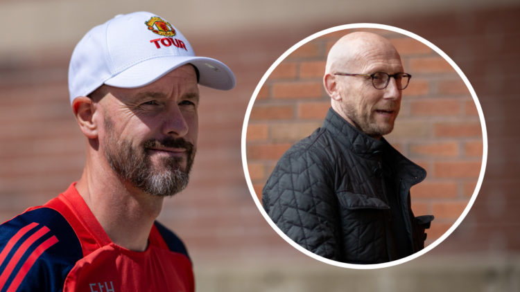 LOS ANGELES, CALIFORNIA - JULY 26: Manager Erik ten Hag of Manchester United arrives ahead of a first team training session as part of their pre-se...