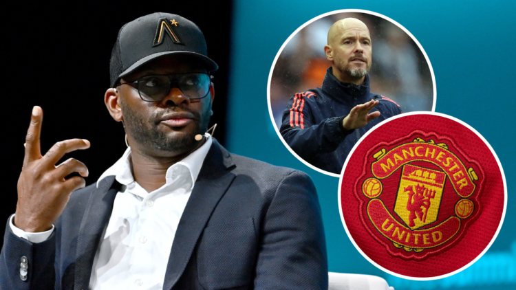 Lisbon , Portugal - 2 November 2021; Louis Saha, AxisStars, on Sportstrade Stage during day one of Web Summit 2021 at the Altice Arena in Lisbon, P...