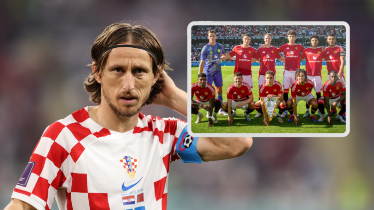 Luka Modric for Croatia / inset, United XI vs Rosenborg