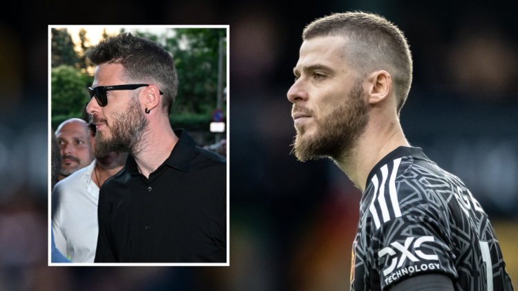 MADRID, SPAIN - JULY 06: David de Gea attends Luis Miguel's concert at the Santiago Bernabeu on July 6, 2024 in Madrid, Spain (Photo By Francisco G...