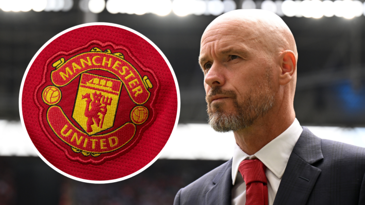 LONDON, ENGLAND - AUGUST 10: Erik ten Hag, Manager of Manchester United looks on prior to the 2024 FA Community Shield match between Manchester Uni...