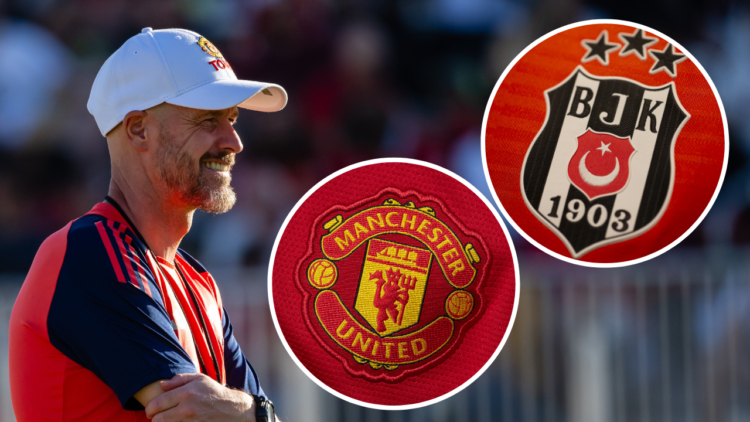 LOS ANGELES, CALIFORNIA - JULY 26: (EXCLUSIVE COVERAGE) Manager Erik ten Hag of Manchester United in action during a first team training session at...