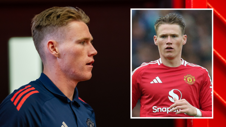 MANCHESTER, ENGLAND - AUGUST 16: Scott McTominay of Manchester United arrives prior to the Premier League match between Manchester United FC and Fu...