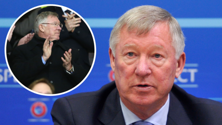 NYON, SWITZERLAND - JANUARY 24: Sir Alex Ferguson speaks during a press conference as he is appointed UEFA Coaching Ambassador at the UEFA headquar...
