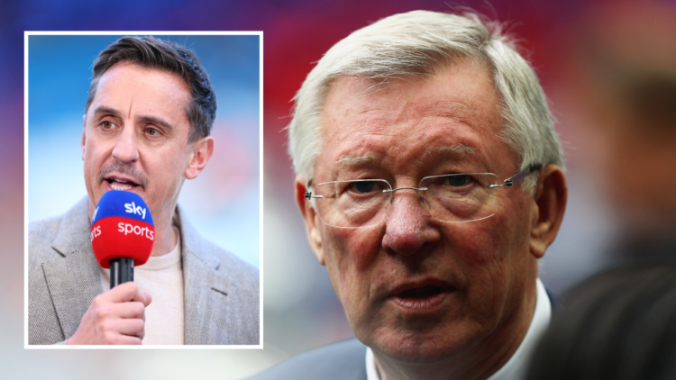 LONDON, ENGLAND - MAY 21: Sir Alex Ferguson looks on during The Emirates FA Cup Final match between Manchester United and Crystal Palace at Wembley...