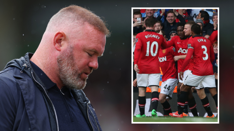 CHELTENHAM, ENGLAND - JULY 20: Wayne Rooney, manager of Plymouth Argyle reacts on the touchline during the pre-season friendly match between Chelte...