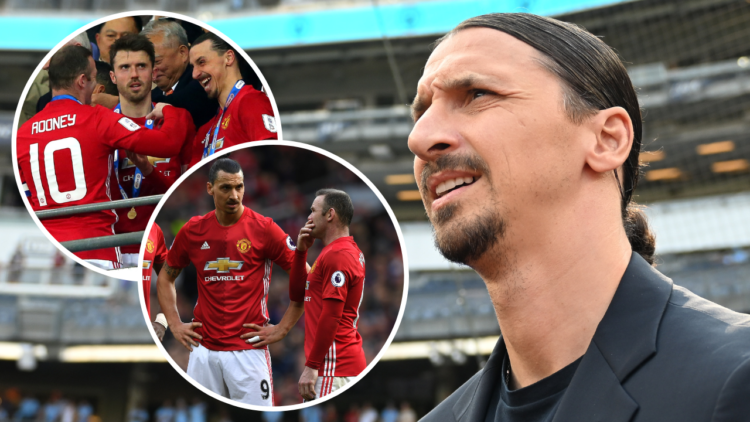 NEW YORK, NEW YORK - JULY 27: Zlatan Ibrahimovic of AC Milan enters the field before a game between Manchester City and AC Milan at Yankee Stadium ...