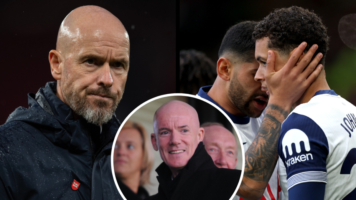 MANCHESTER, ENGLAND - SEPTEMBER 29: Manchester United manager Erik ten Hag after the Premier League match between Manchester United FC and Tottenha...