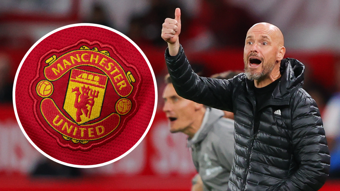 MANCHESTER, ENGLAND - SEPTEMBER 17: Erik ten Hag, manager of Manchester United, gestures with a thumbs up during the Carabao Cup Third Round match ...