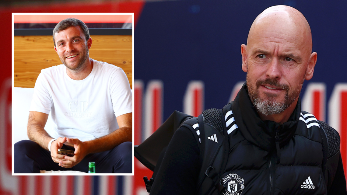 LONDON, ENGLAND - SEPTEMBER 21: Erik ten Hag, Manager of Manchester United, arrives at the stadium prior to the Premier League match between Crysta...