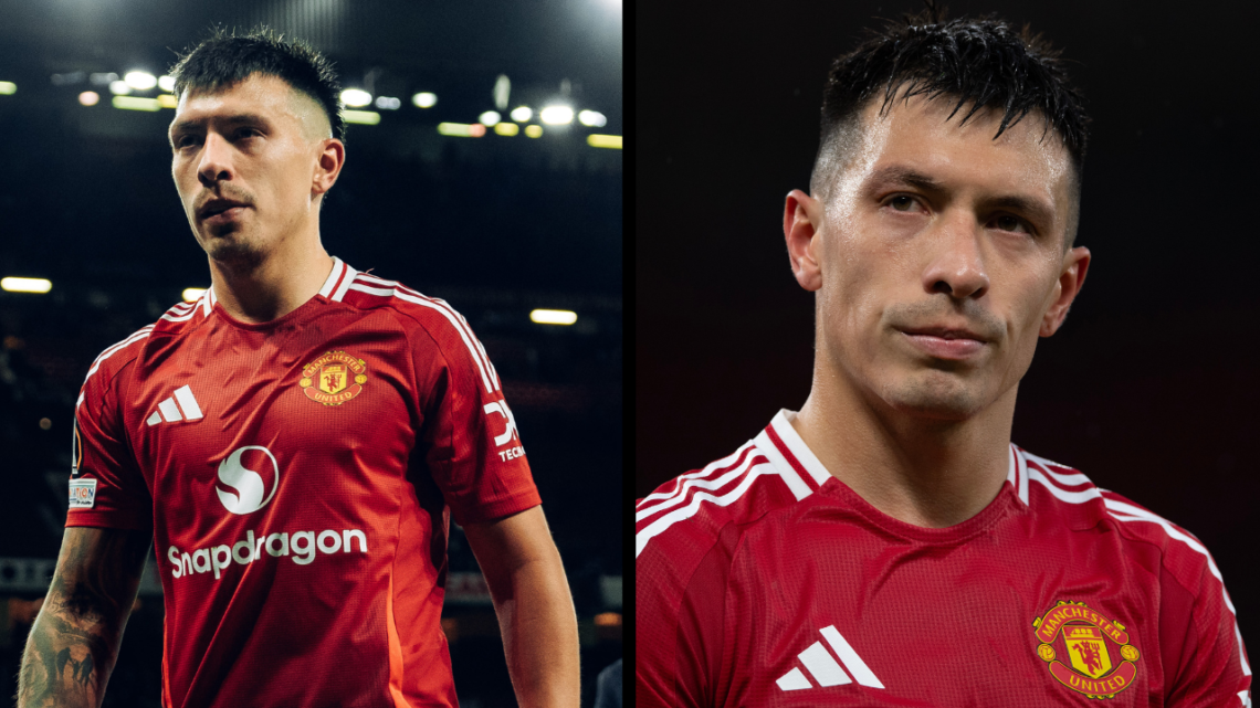 MANCHESTER, ENGLAND - SEPTEMBER 29: Lisandro Martinez of Manchester United during the Premier League match between Manchester United FC and Tottenh...