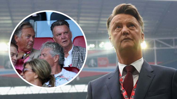 LONDON, ENGLAND - MAY 21: Louis van Gaal Manager of Manchester United looks on prior to The Emirates FA Cup Final match between Manchester United a...