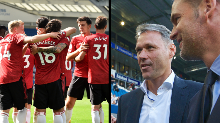 (L-R) coach Marco van Basten of sc Heerenveen, coach Frank de Boer of Ajax during the Dutch Eredivisie match between sc Heerenveen and Ajax on Augu...
