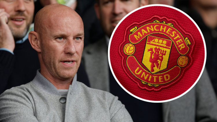 Nicky Butt, ex England and Manchester United player and now co-owner of Salford City, takes his seat in the main stand before the EFL League Two ma...