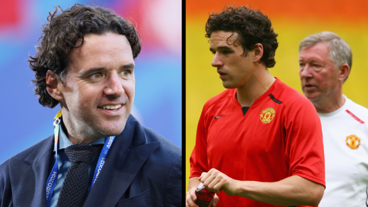 LEIPZIG, GERMANY - JUNE 18: Owen Hargreaves on the side line before the UEFA EURO 2024 group stage match between Portugal and Czechia at Football S...