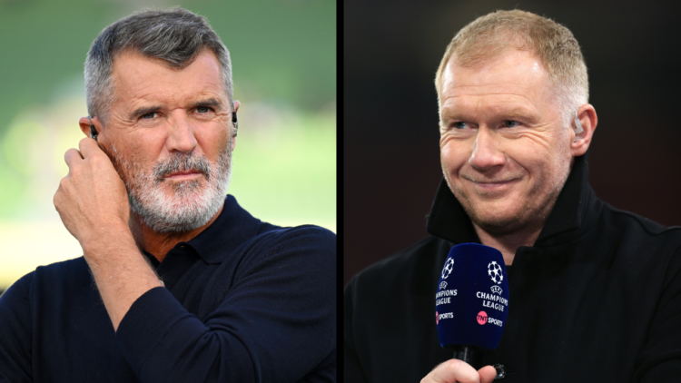 DUBLIN, IRELAND - SEPTEMBER 07: ITV pundit, Roy Keane looks on prior to the UEFA Nations League 2024/25 League B Group B2 match between Republic of...
