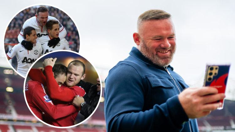 MANCHESTER, ENGLAND - SEPTEMBER 7: Wayne Rooney of Manchester United Legends arrives prior to the Legends match between Manchester United Legends a...
