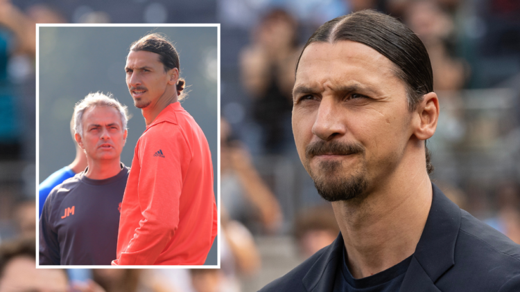NEW YORK, UNITED STATES - 2024/07/27: Zlatan Ibrahimovic seen before the friendly match between Manchester City and AC Milan at Yankee Stadium. AC ...