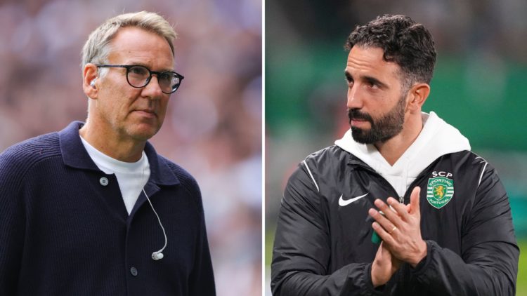 Split image of Paul Merson and Ruben Amorim.