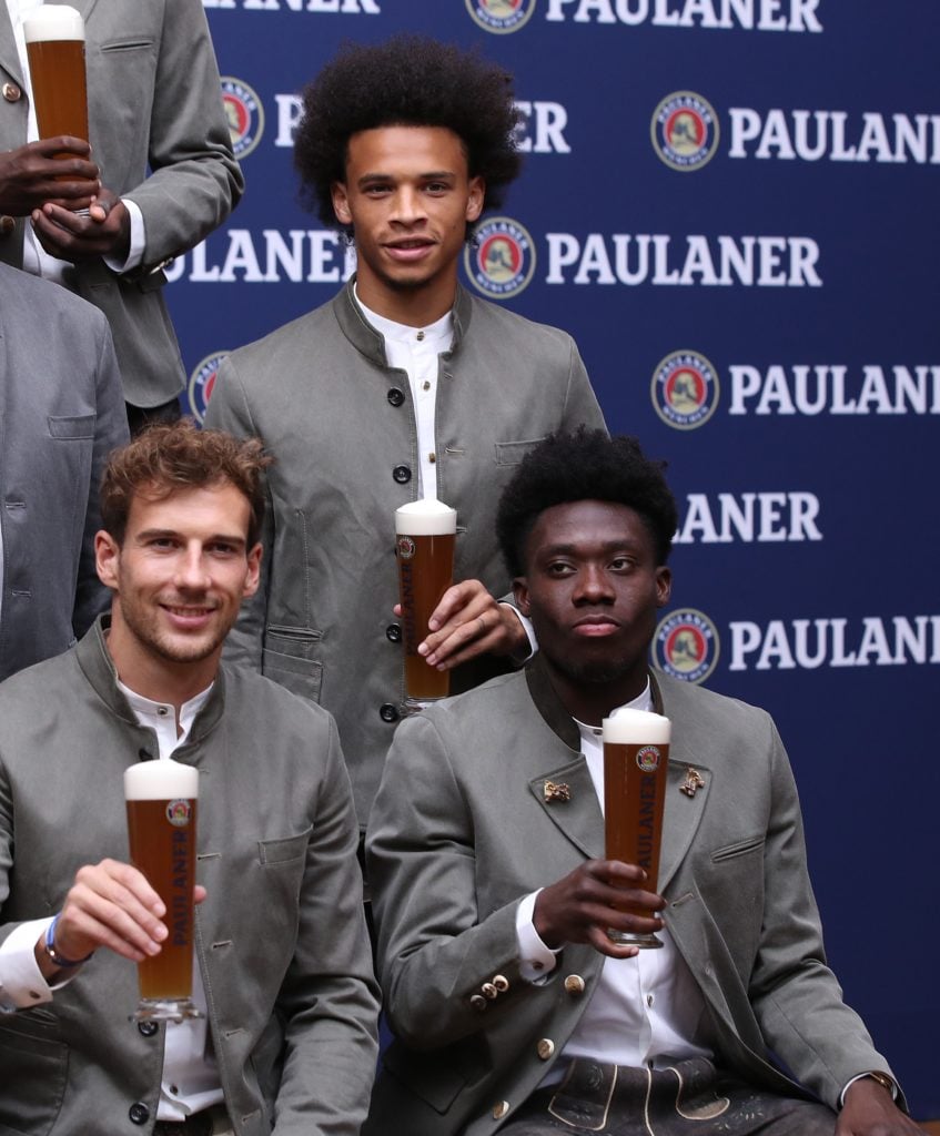 FC Bayern Muenchen And Paulaner Photo Session