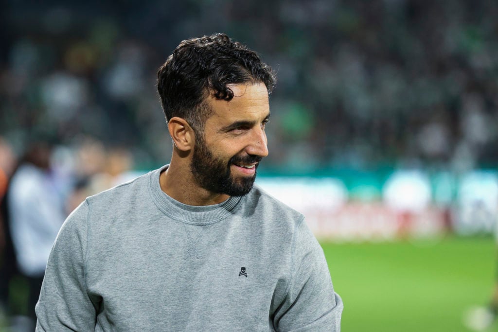 Head Coach Ruben Amorim of Sporting CP during the match between Sporting CP and AVS for the Liga Portugal Betclic at Estadio Jose Alvalade on Septe...