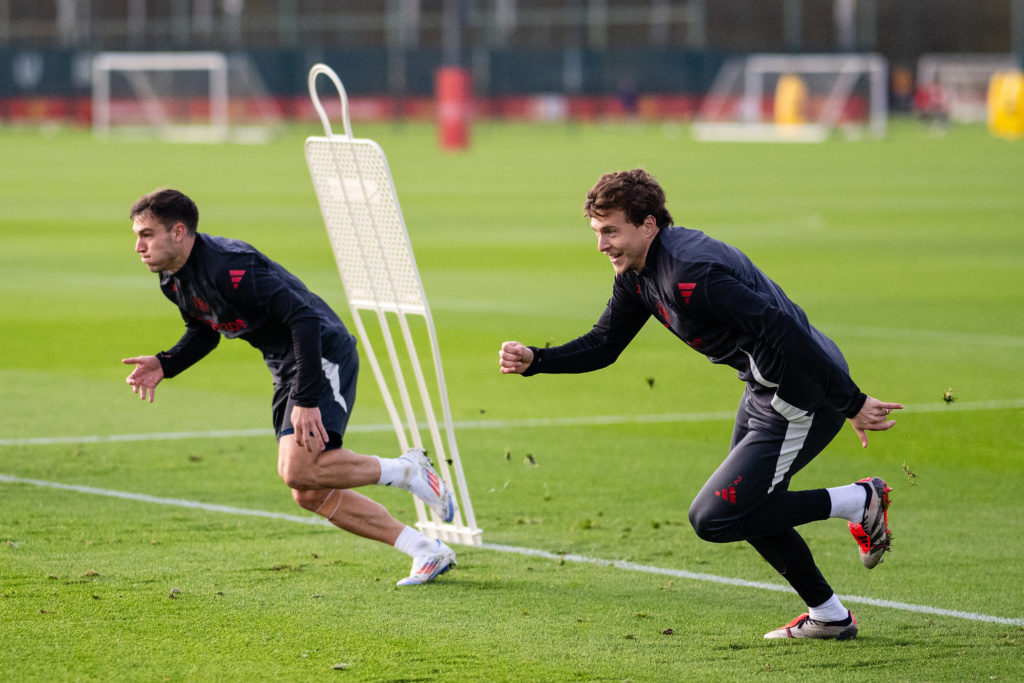 Manchester United Training Session And Press Conference - UEFA Europa League 2024/25 League Phase MD3