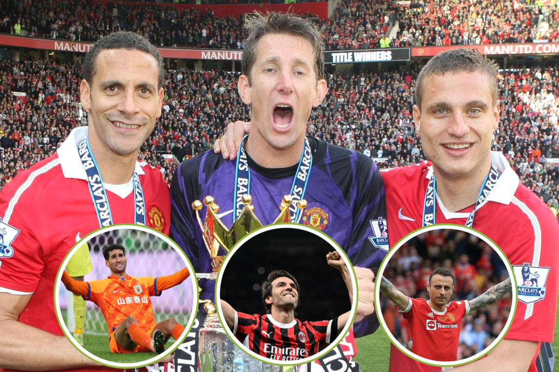 Manchester United legends partnered with Kaka