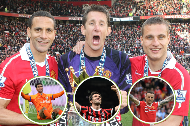 Manchester United legends partnered with Kaka