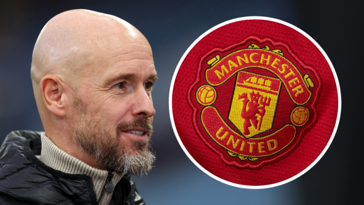 BIRMINGHAM, ENGLAND - OCTOBER 06: Erik ten Hag Manager / Head Coach of Manchester United during the Premier League match between Aston Villa FC and...