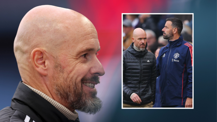 BIRMINGHAM, ENGLAND - OCTOBER 06: Erik ten Hag Manager / Head Coach of Manchester United after the Premier League match between Aston Villa FC and ...