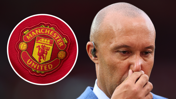 MANCHESTER, ENGLAND - SEPTEMBER 04: Former France International and Manchester Untied player Mikael Silvestre during the Premier League match betwe...