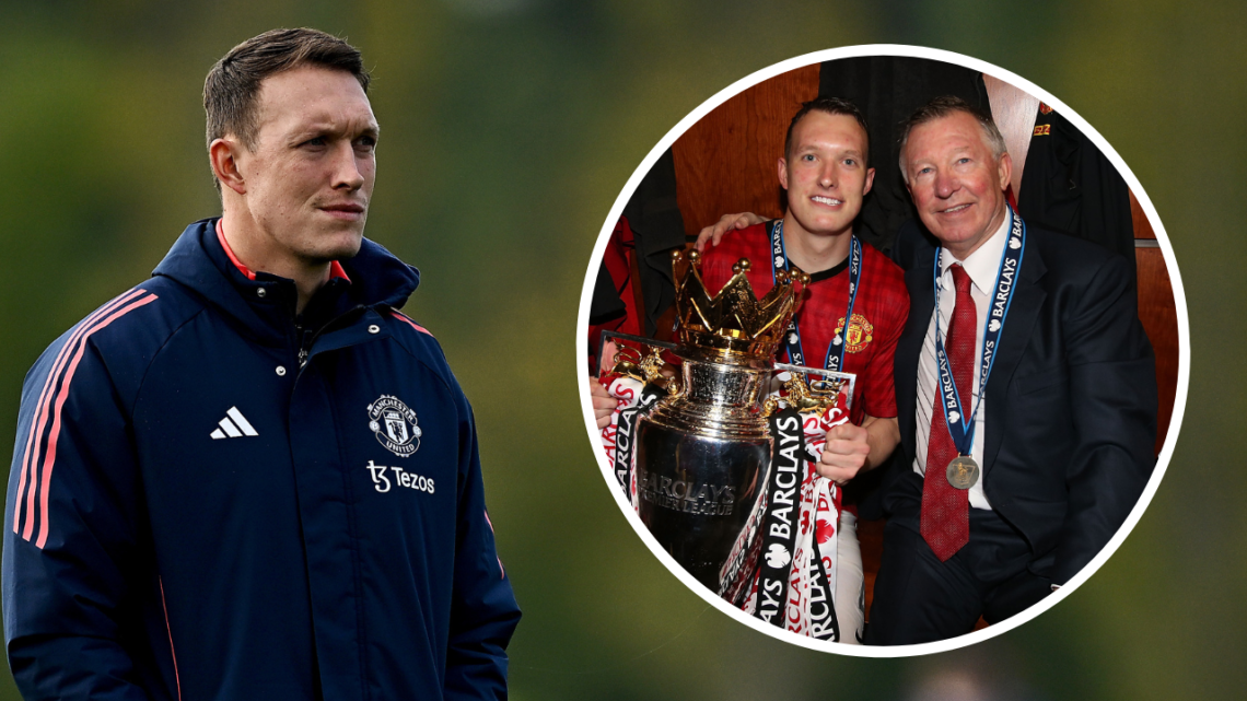 ENFIELD, ENGLAND - OCTOBER 05: Manchester United coach Phil Jones during the U18 Premier League Cup match between Tottenham Hotspur and Manchester ...