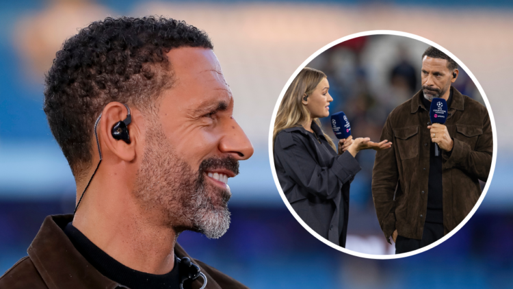 Manchester, England - September 18: Rio Ferdinand looks on during the UEFA Champions League 2024/25 League Phase MD1 match between Manchester City ...