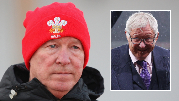 YOKOHAMA, JAPAN - DECEMBER 20: Sir Alex Ferguson of Manchester United in action during a First Team Training Session ahead of the World Club Cup Fi...