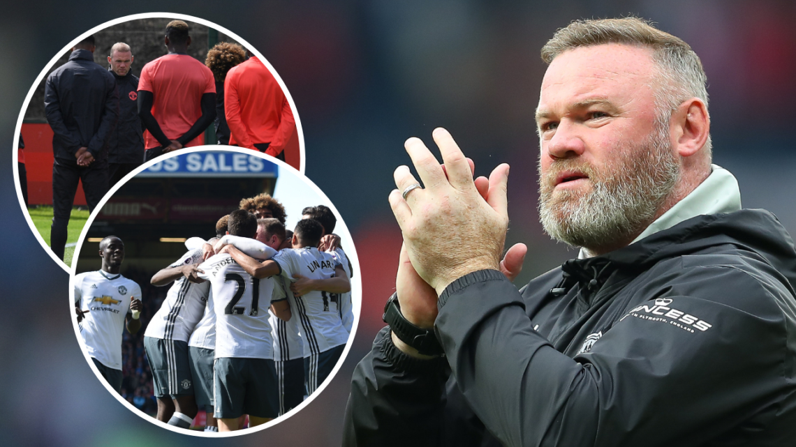 Wayne Rooney applauds the Plymouth Argyle fans after the Sky Bet Championship match between West Bromwich Albion and Plymouth Argyle at The Hawthor...
