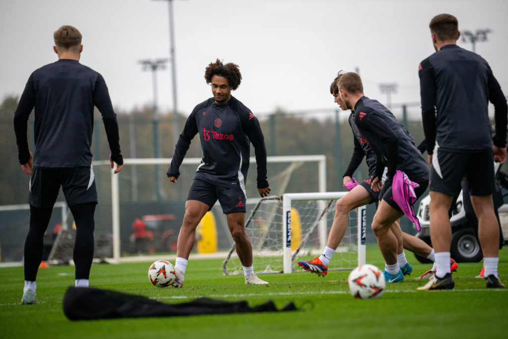 Manchester United Training Session And Press Conference - UEFA Europa League 2024/25 League Phase MD4