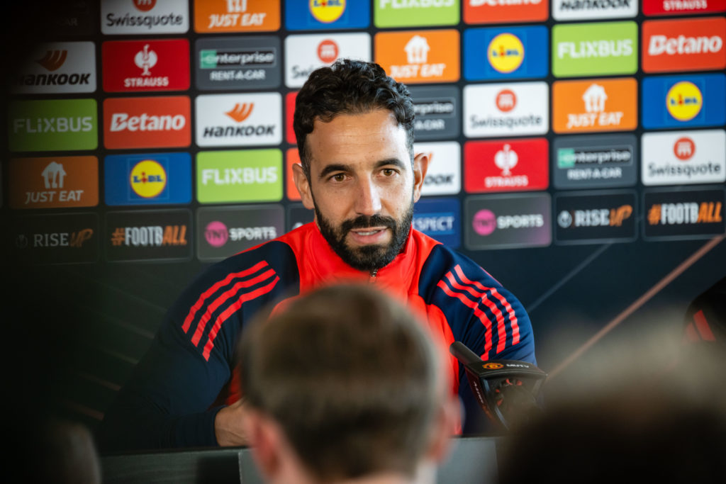 Manchester United Training Session And Press Conference - UEFA Europa League 2024/25 League Phase MD5