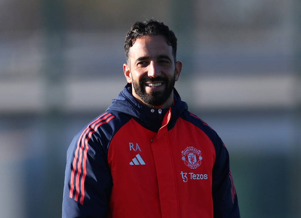 Manchester United Training Session And Press Conference - UEFA Europa League 2024/25 League Phase MD5