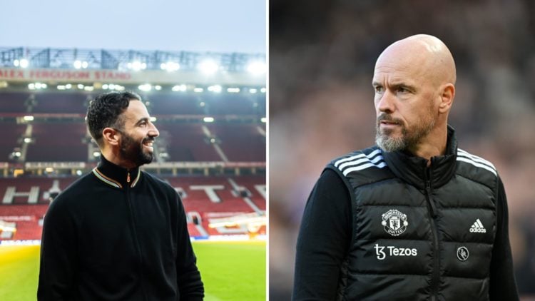 Ruben Amorim at Old Trafford, Erik ten Hag split