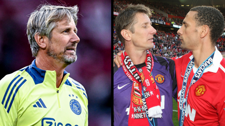 Edwin van der Sar tells Rio Ferdinand the nine-word message that Man ...