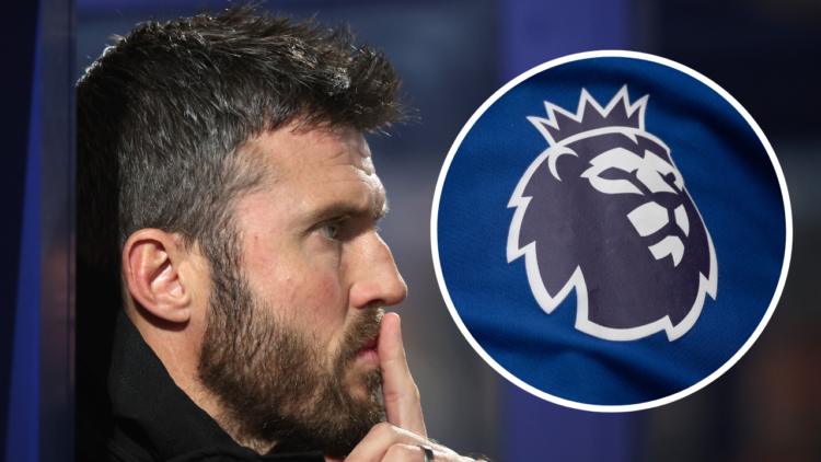 LONDON, ENGLAND - NOVEMBER 05: Michael Carrick, Manager of Middlesbrough, reacts during the Sky Bet Championship match between Queens Park Rangers ...