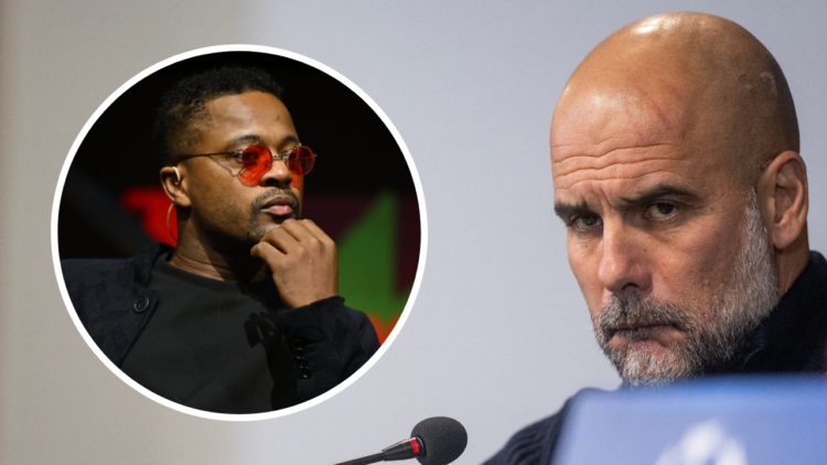 Manchester City's coach Pep Guardiola gives a press conference on the eve of their UEFA Champions League football match against Sporting CP at Alva...