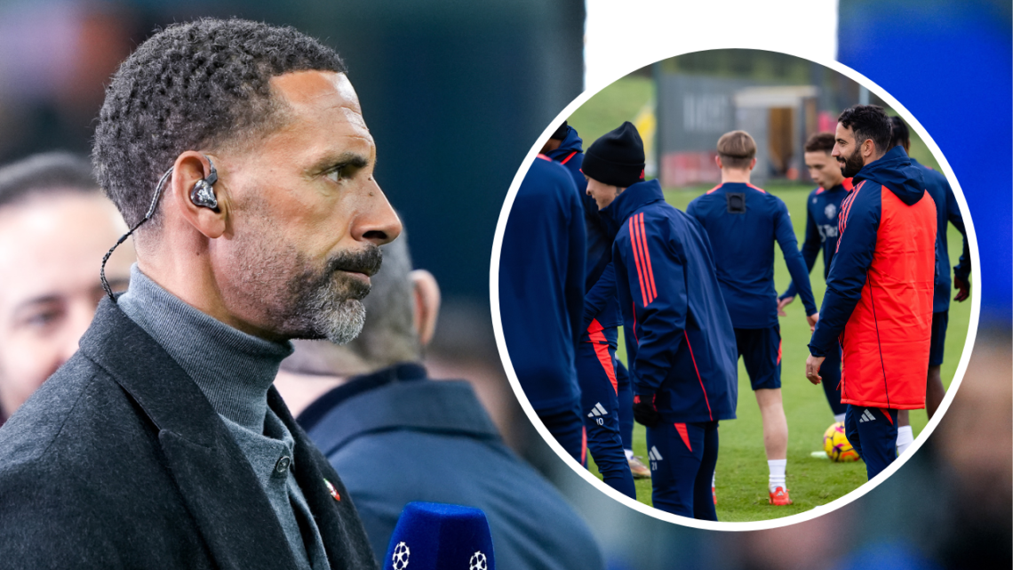 Former England player Rio Ferdinand during the UEFA Champions League 2024/25 League Phase MD4 match between FC Internazionale and Arsenal at Stadio...