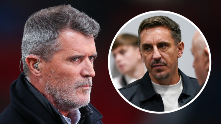 LONDON, ENGLAND - OCTOBER 10: Pundit Roy Keane during the UEFA Nations League 2024/25 League B Group B2 match between England and Greece at Wembley...