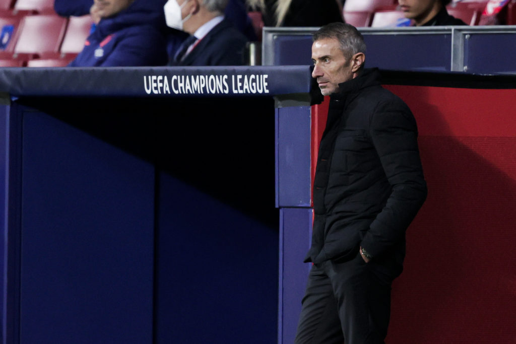 Sport Director Andrea Berta of Atletico Madrid during the UEFA Champions League match between Atletico Madrid v Manchester City at the Estadio Wan...