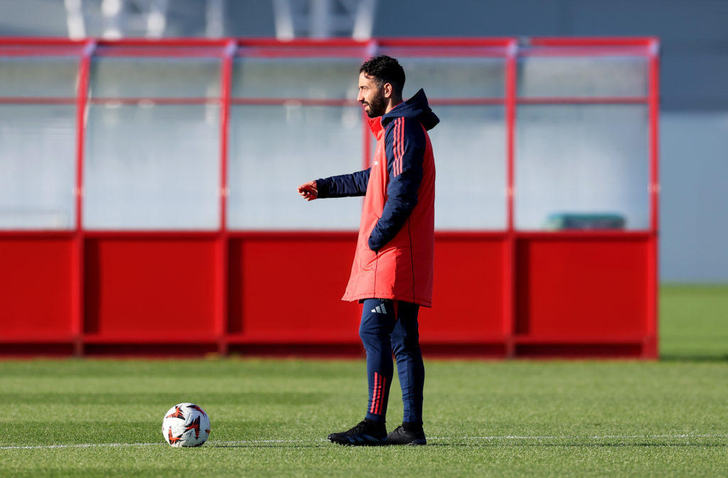 Manchester United Training Session And Press Conference - UEFA Europa League 2024/25 League Phase MD5