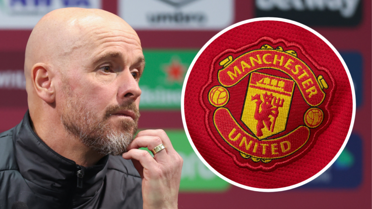 LONDON, ENGLAND - OCTOBER 27: Manchester United manager Erik ten Hag during the post-match press conference during the Premier League match between...
